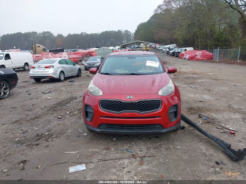 2018 Kia Sportage Lx VIN: KNDPM3AC6J7302141 Lot: 43901355