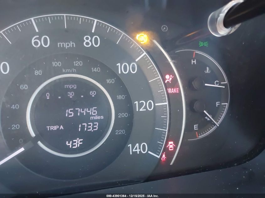 2012 Honda Cr-V Lx VIN: 5J6RM3H38CL020747 Lot: 43901364