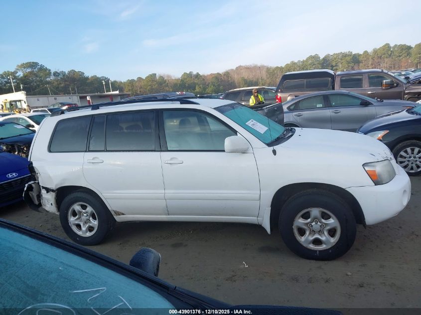 2006 Toyota Highlander VIN: JTEDD21A060142264 Lot: 43901376
