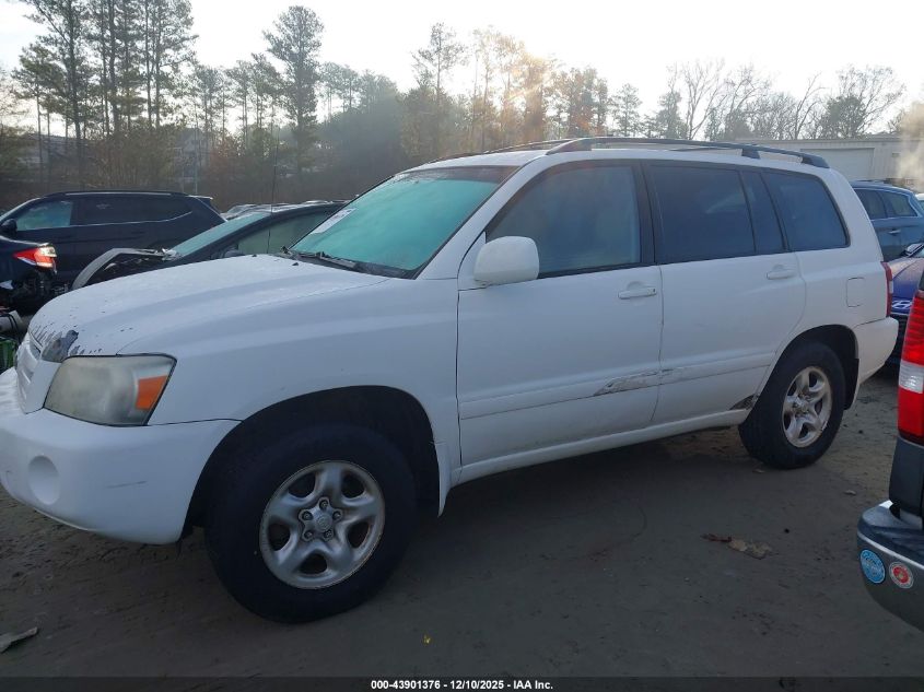 2006 Toyota Highlander VIN: JTEDD21A060142264 Lot: 43901376