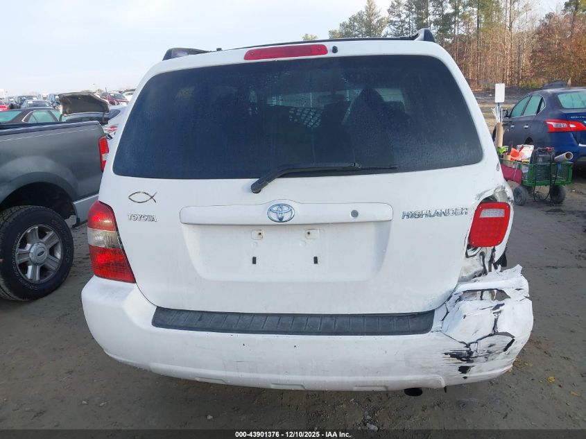2006 Toyota Highlander VIN: JTEDD21A060142264 Lot: 43901376