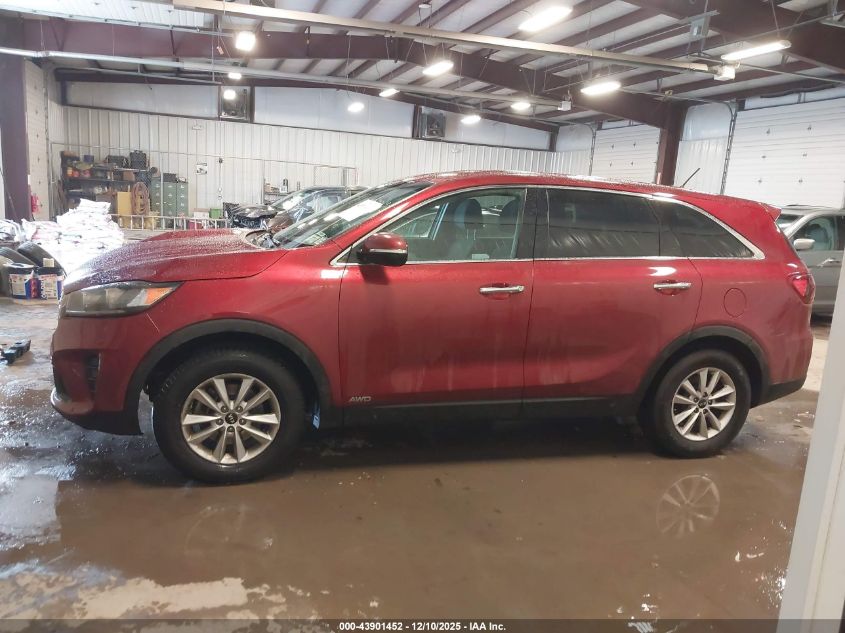 2019 Kia Sorento 2.4L Lx VIN: 5XYPGDA32KG552722 Lot: 43901452