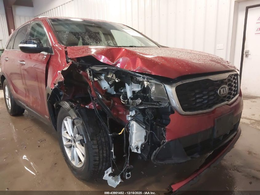 2019 Kia Sorento 2.4L Lx VIN: 5XYPGDA32KG552722 Lot: 43901452