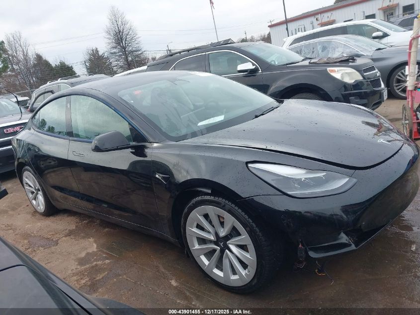 2021 Tesla Model 3 Long Range Dual Motor All-Wheel Drive VIN: 5YJ3E1EB9MF974985 Lot: 43901455