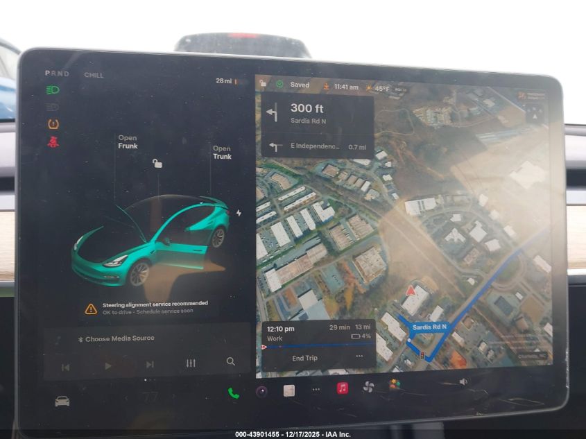 2021 Tesla Model 3 Long Range Dual Motor All-Wheel Drive VIN: 5YJ3E1EB9MF974985 Lot: 43901455