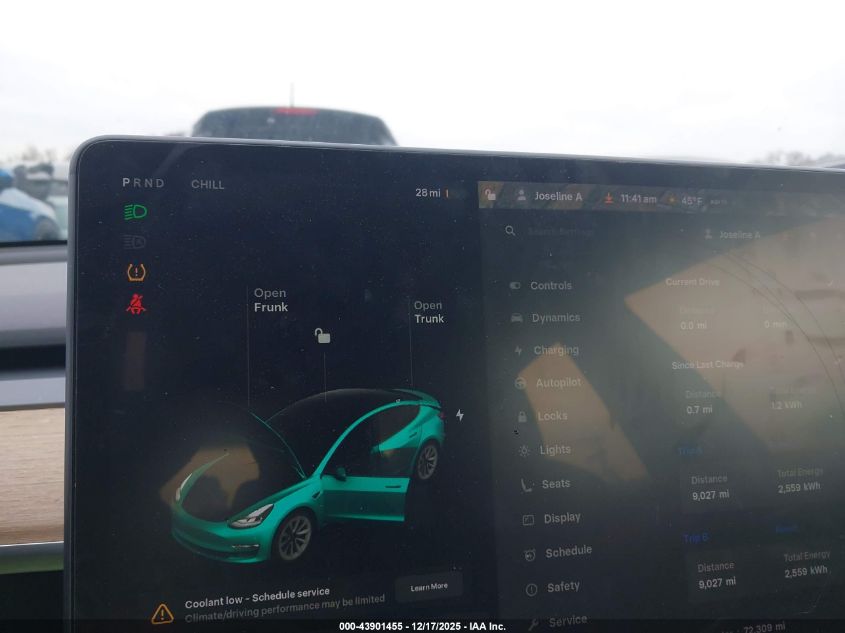 2021 Tesla Model 3 Long Range Dual Motor All-Wheel Drive VIN: 5YJ3E1EB9MF974985 Lot: 43901455