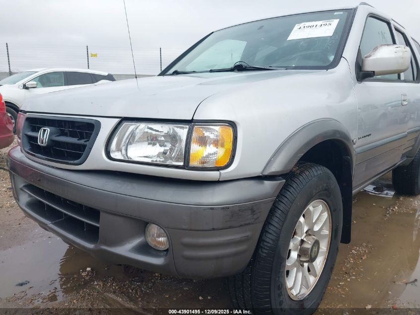 2001 Honda Passport Ex/Lx VIN: 4S6DM58W214400568 Lot: 43901495