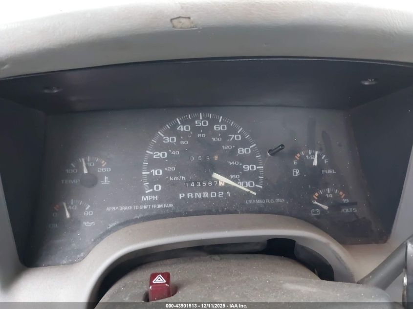 1996 Chevrolet S Truck S10 VIN: 1GCCS1442TK126587 Lot: 43901513