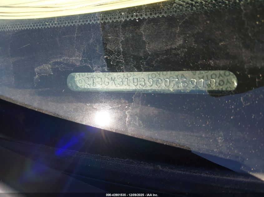 2009 Lexus Rx 350 VIN: 2T2GK31U39C076919 Lot: 43901535