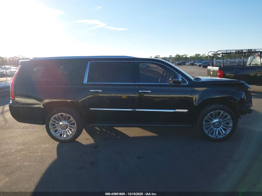 2018 Cadillac Escalade Esv Platinum VIN: 1GYS3KKJ9JR369576 Lot: 43901609