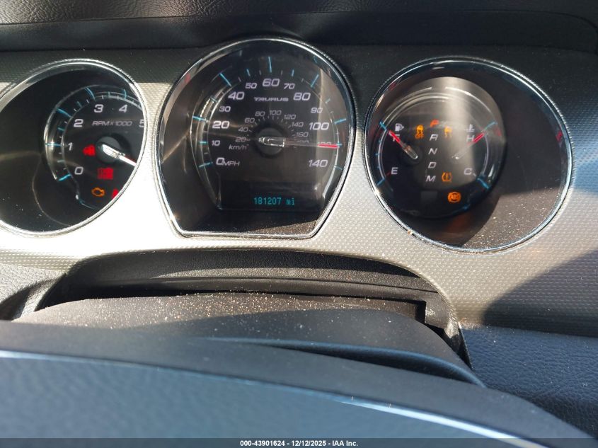 2012 Ford Taurus Sel VIN: 1FAHP2EW1CG112427 Lot: 43901624