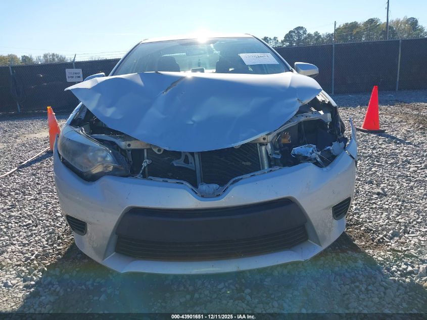 2016 Toyota Corolla L VIN: 5YFBURHE1GP539115 Lot: 43901651