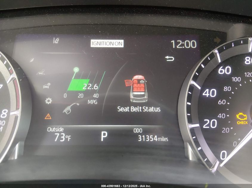 2022 Toyota Highlander Xle VIN: 5TDGZRAH7NS119231 Lot: 43901663