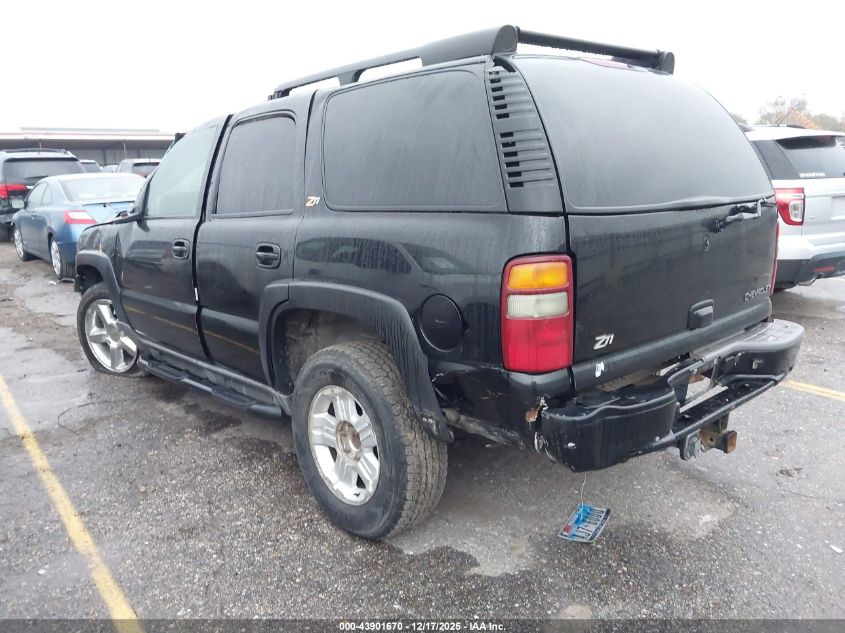 2002 Chevrolet Tahoe Z71 VIN: 1GNEK13Z72R191552 Lot: 43901670