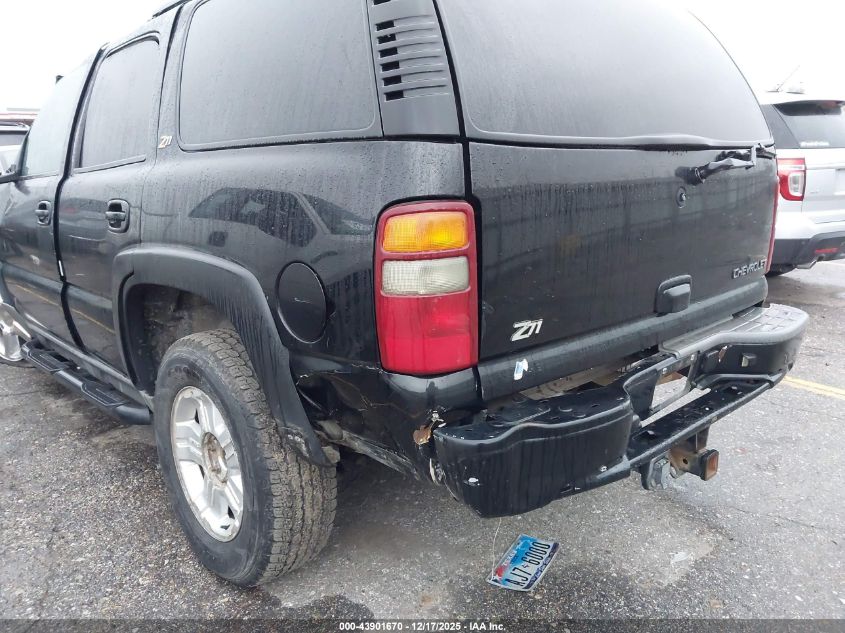 2002 Chevrolet Tahoe Z71 VIN: 1GNEK13Z72R191552 Lot: 43901670