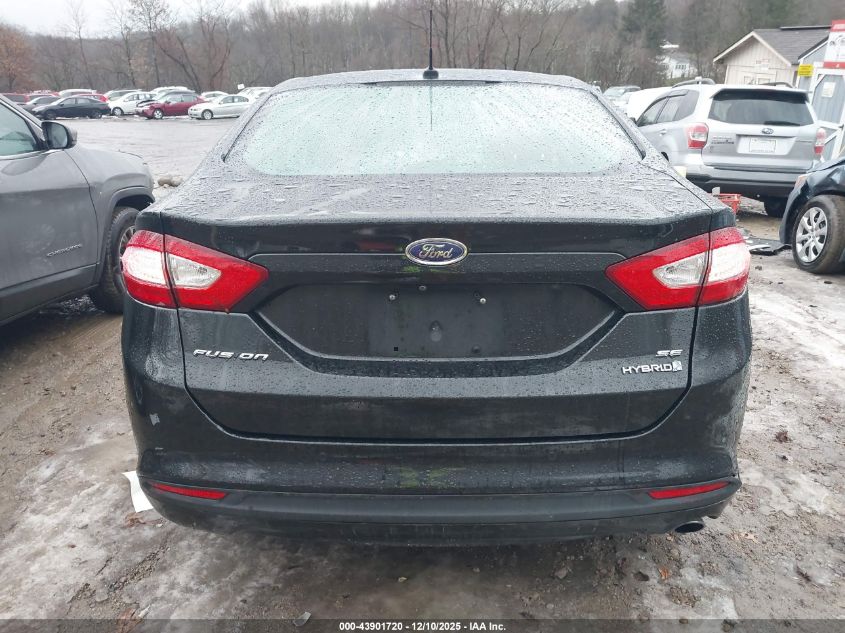 2015 Ford Fusion Hybrid Se VIN: 3FA6P0LU6FR125846 Lot: 43901720
