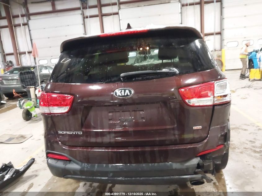 2016 Kia Sorento 2.4L Lx VIN: 5XYPGDA35GG027029 Lot: 43901779