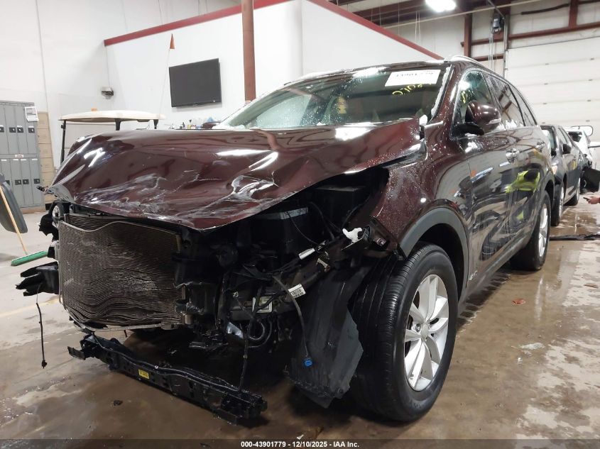 2016 Kia Sorento 2.4L Lx VIN: 5XYPGDA35GG027029 Lot: 43901779