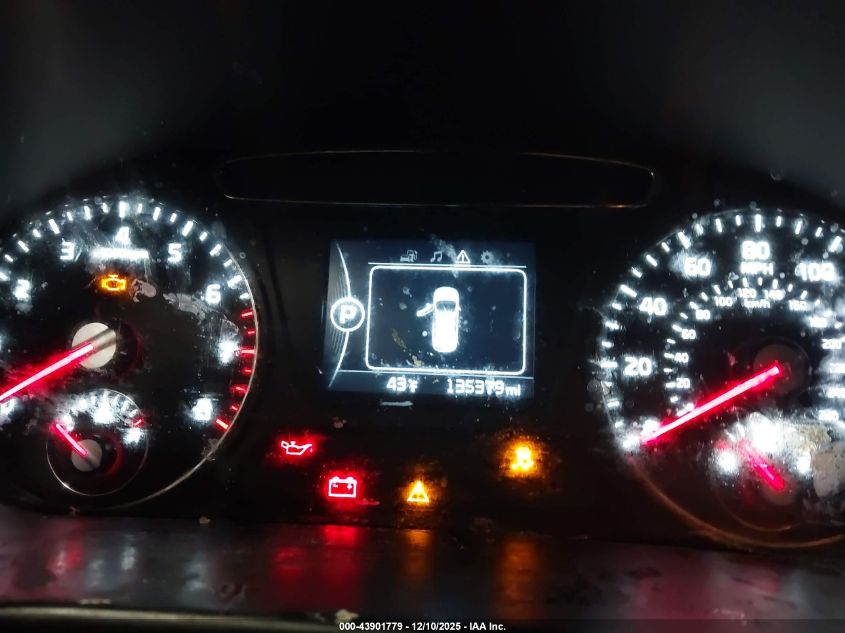 2016 Kia Sorento 2.4L Lx VIN: 5XYPGDA35GG027029 Lot: 43901779