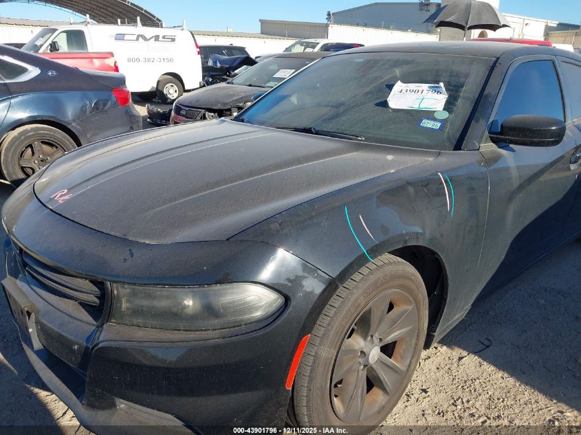 2016 Dodge Charger Sxt VIN: 2C3CDXHG9GH355089 Lot: 43901796