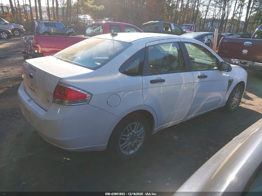 2008 Ford Focus Se/Ses VIN: 1FAHP35N68W187828 Lot: 43901802