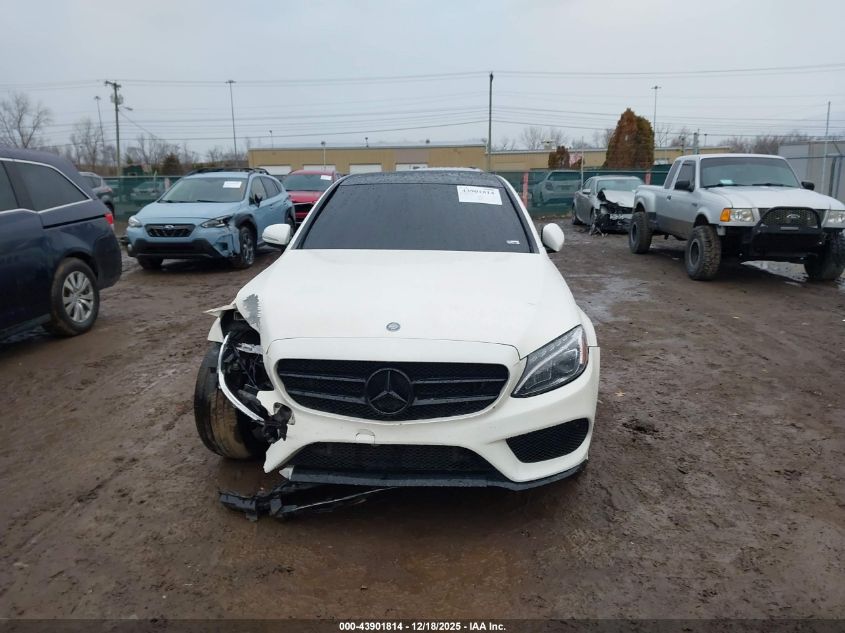 2015 Mercedes-Benz C 300 Sport 4Matic VIN: 55SWF4KB5FU006576 Lot: 43901814