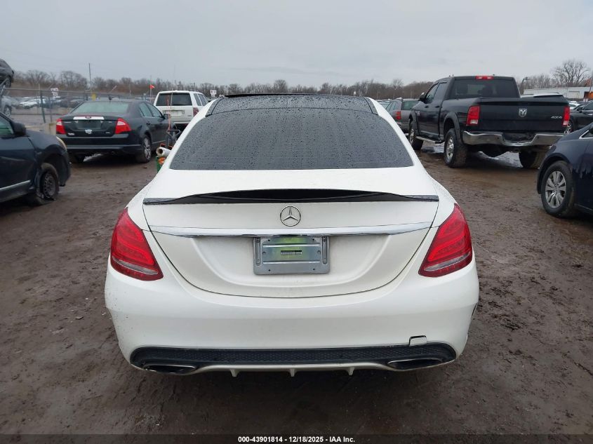 2015 Mercedes-Benz C 300 Sport 4Matic VIN: 55SWF4KB5FU006576 Lot: 43901814