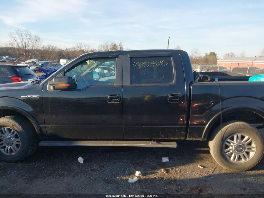 2011 Ford F-150 Lariat VIN: 1FTFW1EF8BFC37802 Lot: 43901825