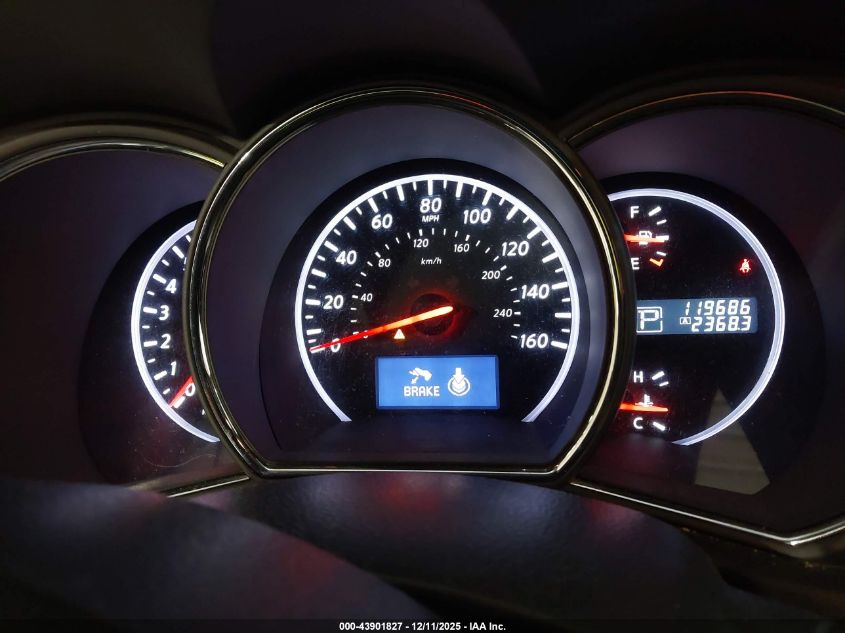 2011 Nissan Murano Sl VIN: JN8AZ1MW2BW174784 Lot: 43901827