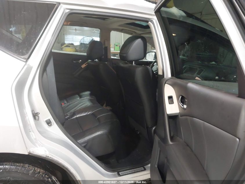 2011 Nissan Murano Sl VIN: JN8AZ1MW2BW174784 Lot: 43901827