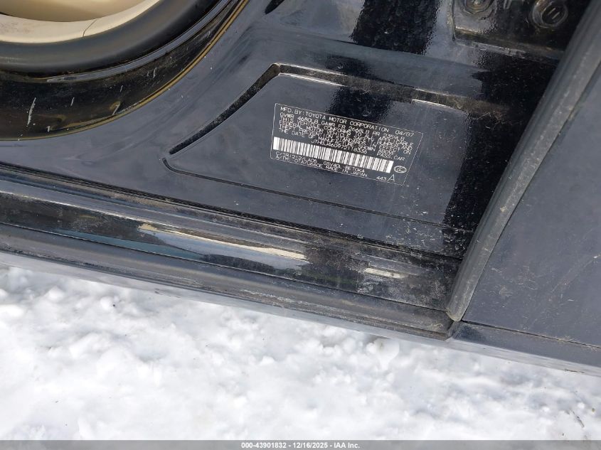 2007 Lexus Es 350 VIN: JTHBJ46G972118336 Lot: 43901832