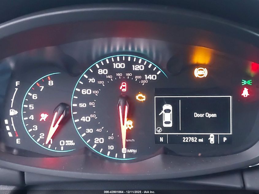 2022 Chevrolet Trax Awd Lt VIN: KL7CJPSM9NB539325 Lot: 43901864