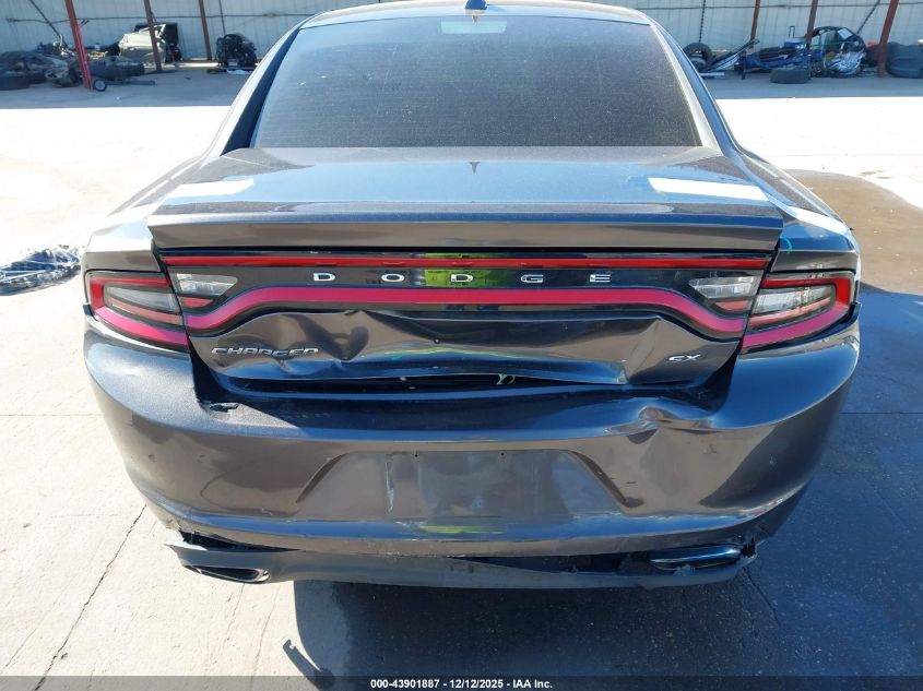 2016 Dodge Charger Sxt VIN: 2C3CDXHG1GH172852 Lot: 43901887