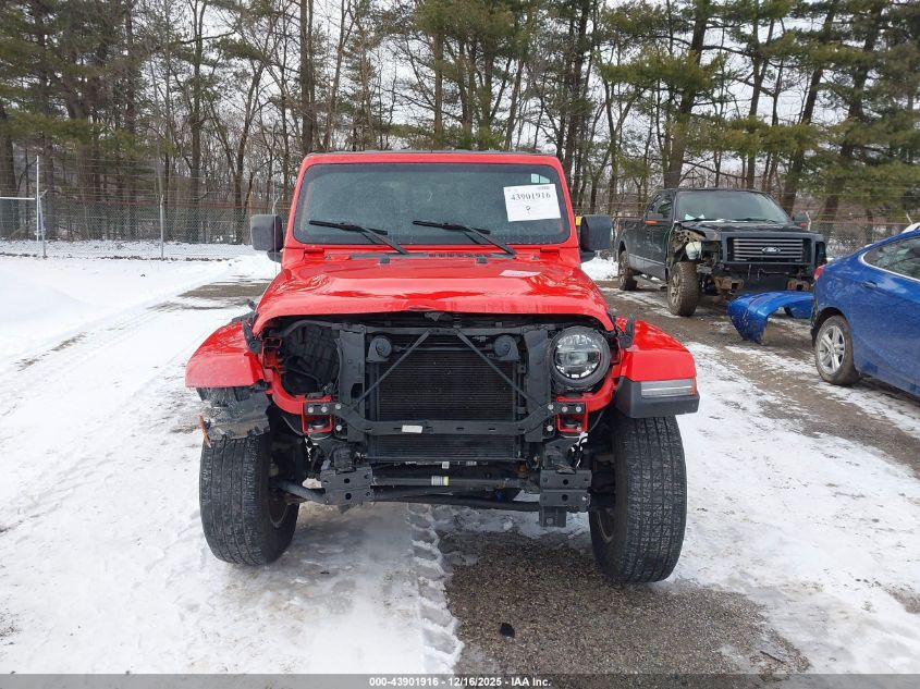 2020 Jeep Gladiator Overland 4X4 VIN: 1C6HJTFG1LL107171 Lot: 43901916