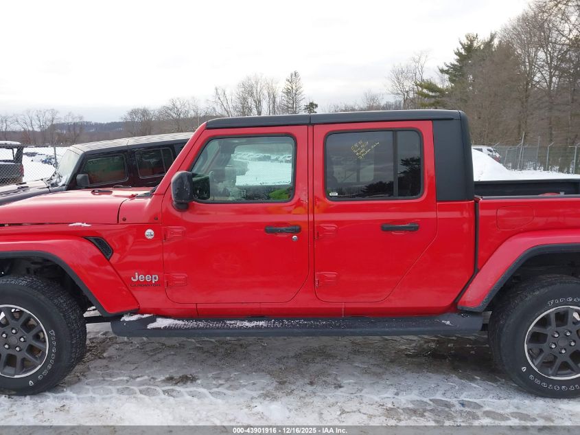 2020 Jeep Gladiator Overland 4X4 VIN: 1C6HJTFG1LL107171 Lot: 43901916