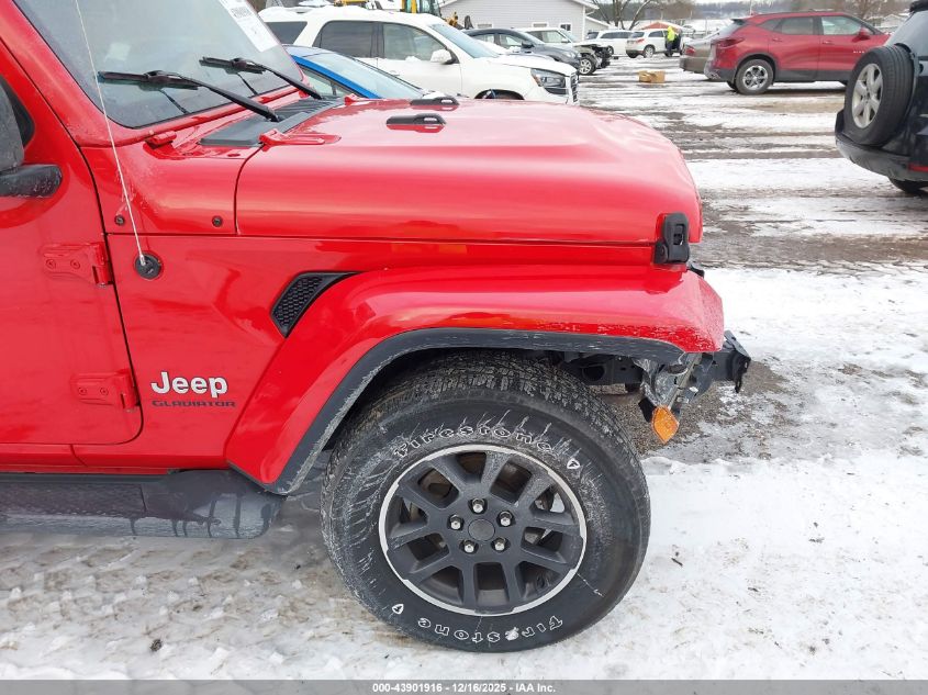 2020 Jeep Gladiator Overland 4X4 VIN: 1C6HJTFG1LL107171 Lot: 43901916