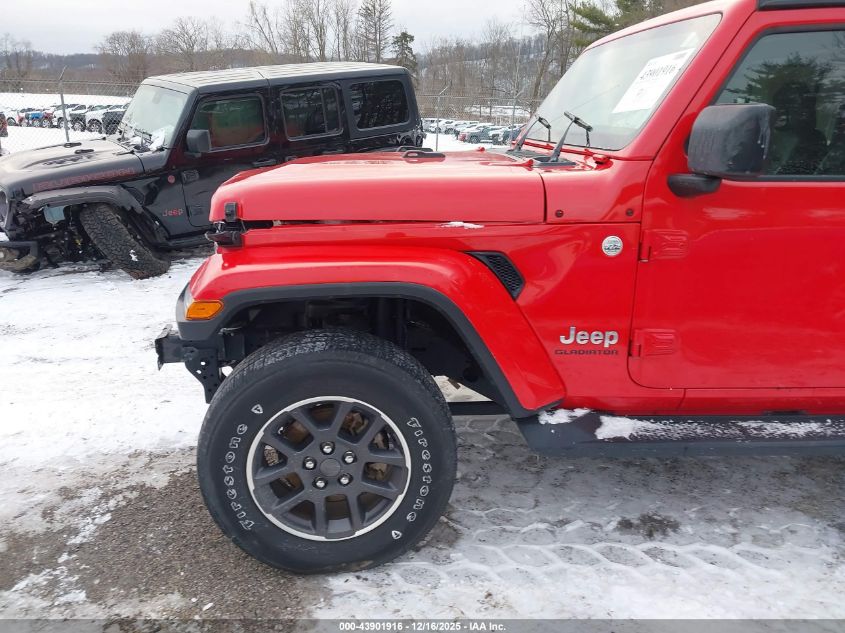 2020 Jeep Gladiator Overland 4X4 VIN: 1C6HJTFG1LL107171 Lot: 43901916