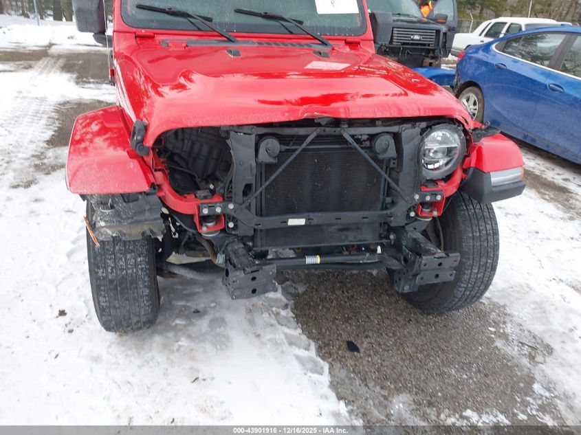 2020 Jeep Gladiator Overland 4X4 VIN: 1C6HJTFG1LL107171 Lot: 43901916