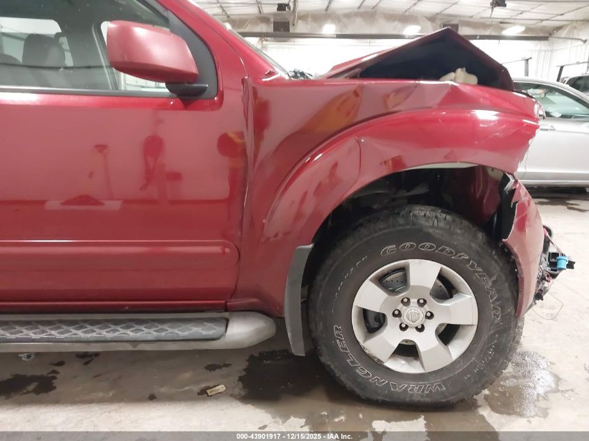 2005 Nissan Pathfinder Se VIN: 5N1AR18W95C737496 Lot: 43901917