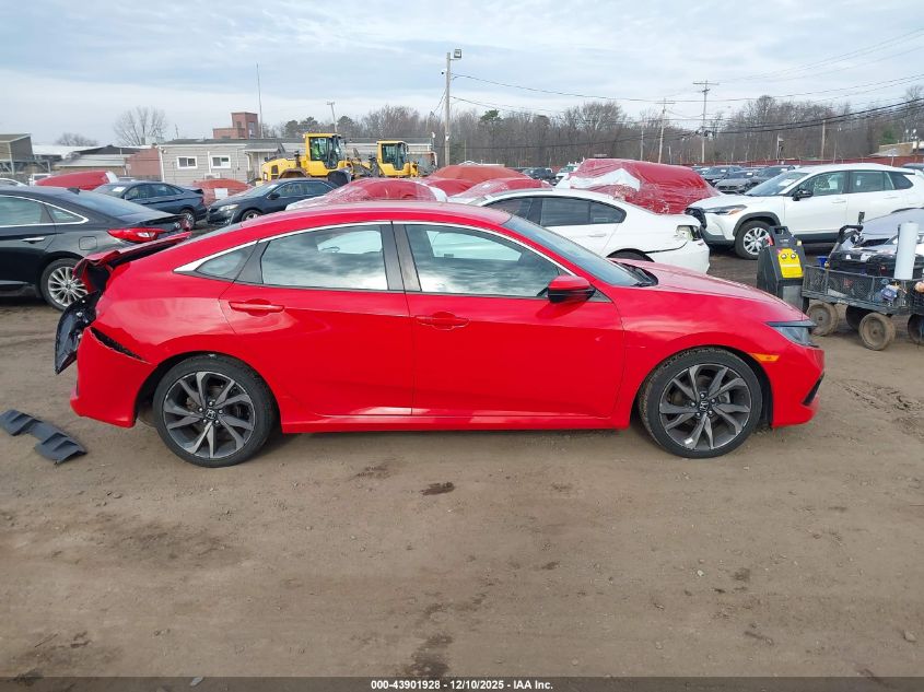 2020 Honda Civic Sport VIN: 2HGFC2F89LH565200 Lot: 43901928