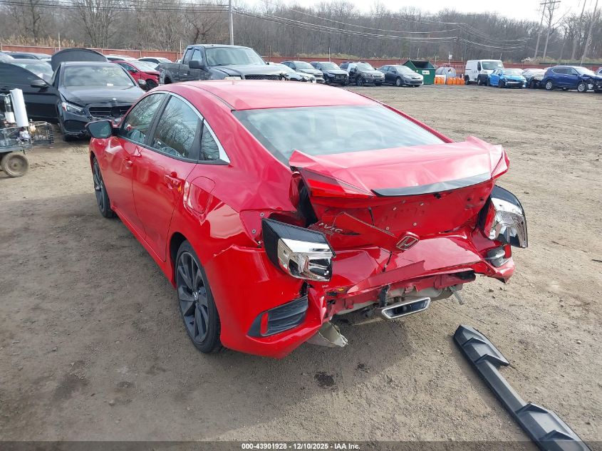 2020 Honda Civic Sport VIN: 2HGFC2F89LH565200 Lot: 43901928