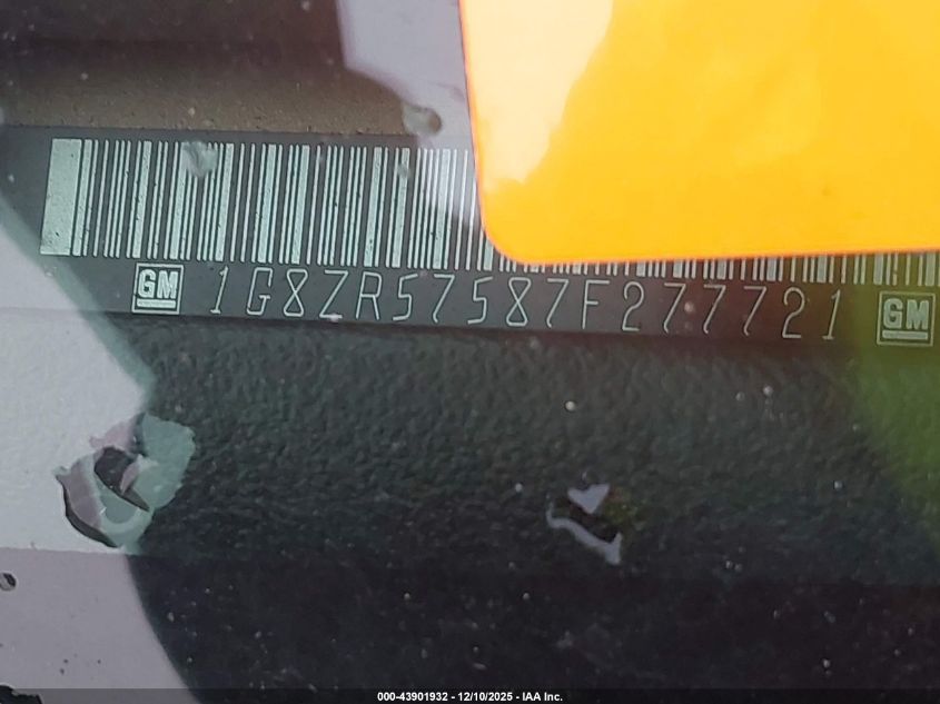 2007 Saturn Aura Green Line Hybrid VIN: 1G8ZR57587F277721 Lot: 43901932