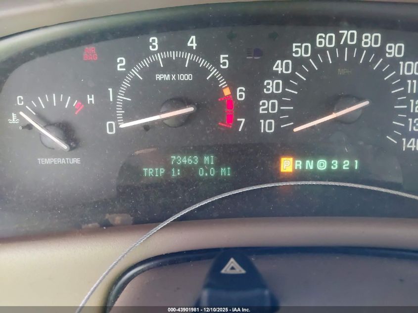 2000 Buick Park Avenue Ultra VIN: 1G4CU521XY4187073 Lot: 43901981