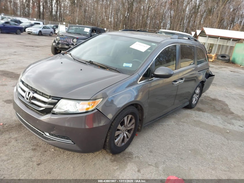 5FNRL5H43EB130141 2014 HONDA ODYSSEY photo no. 2