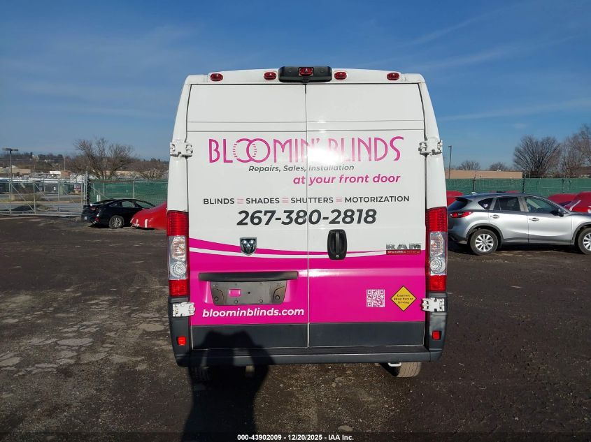 2020 Ram Promaster 2500 High Roof 159 Wb VIN: 3C6TRVDG8LE139500 Lot: 43902009