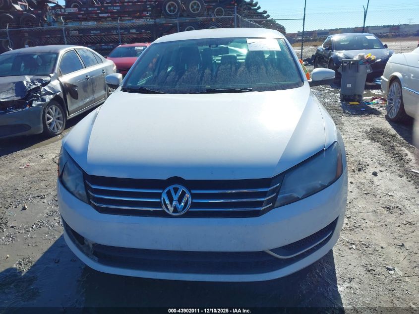 2013 Volkswagen Passat 2.5L Se VIN: 1VWBH7A34DC106651 Lot: 43902011