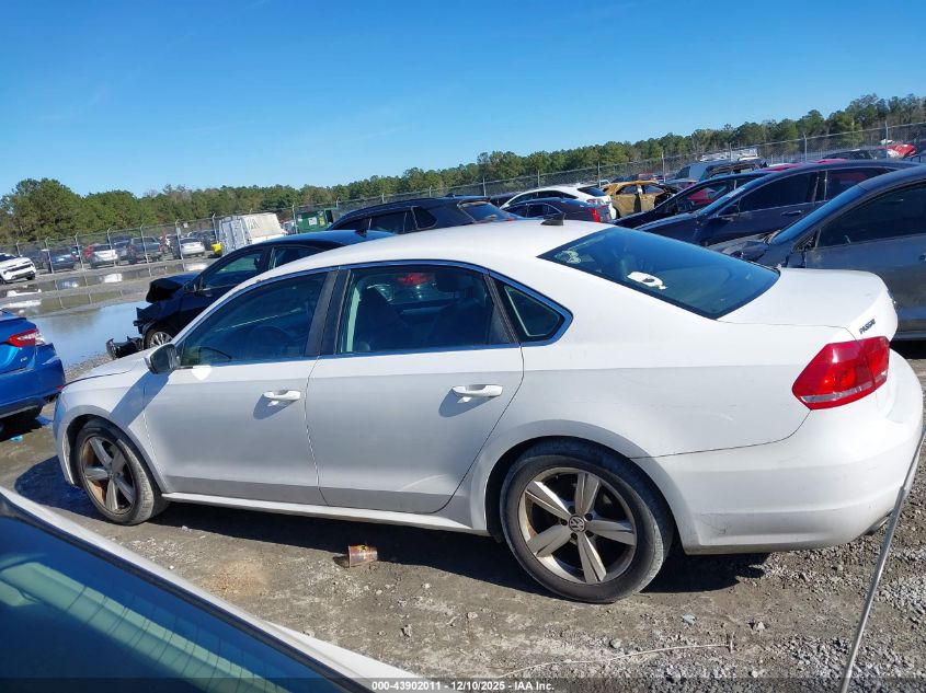 2013 Volkswagen Passat 2.5L Se VIN: 1VWBH7A34DC106651 Lot: 43902011