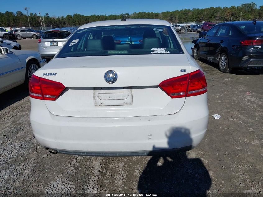 2013 Volkswagen Passat 2.5L Se VIN: 1VWBH7A34DC106651 Lot: 43902011
