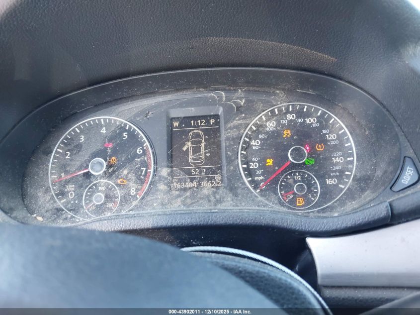 2013 Volkswagen Passat 2.5L Se VIN: 1VWBH7A34DC106651 Lot: 43902011