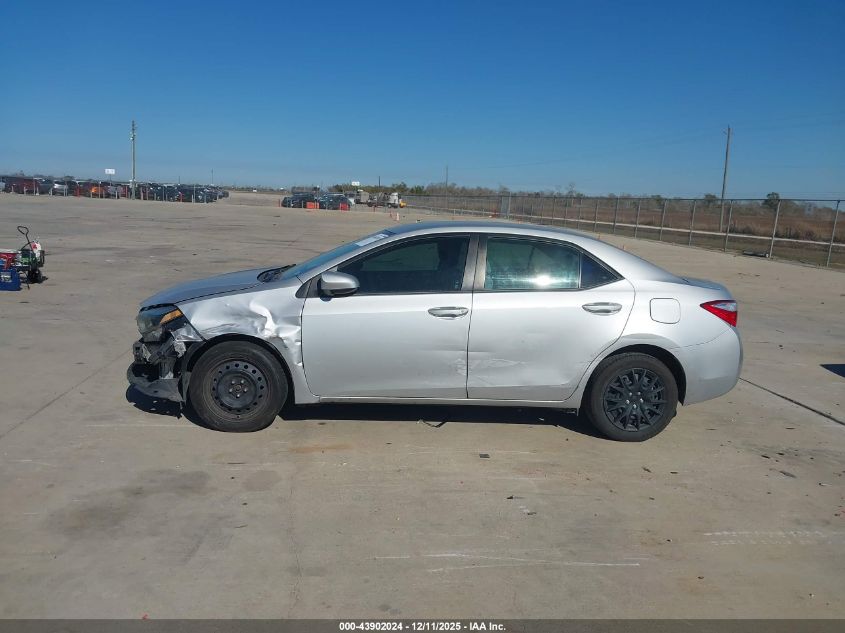 2016 Toyota Corolla Le VIN: 5YFBURHE1GP560305 Lot: 43902024
